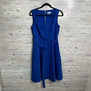 Calvin Klein blue dress midi size 8